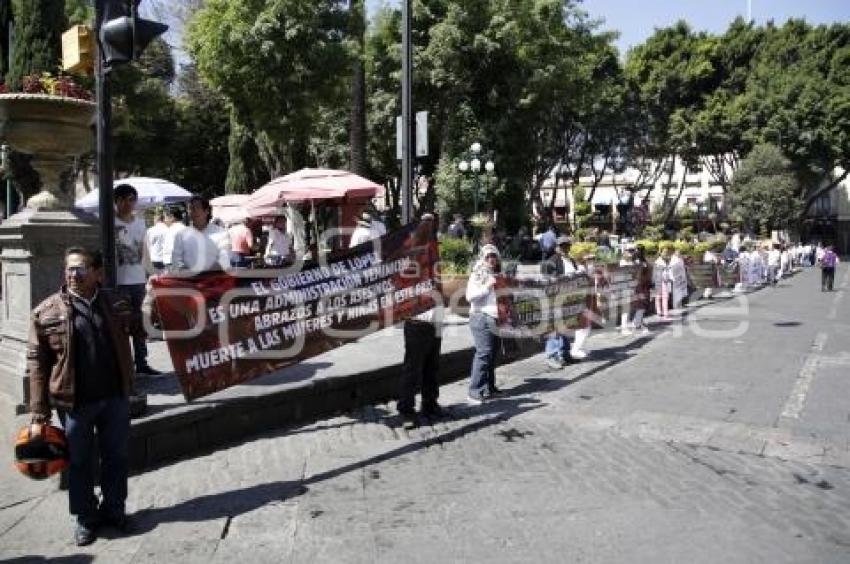 CADENA HUMANA CHALECOS MÉXICO