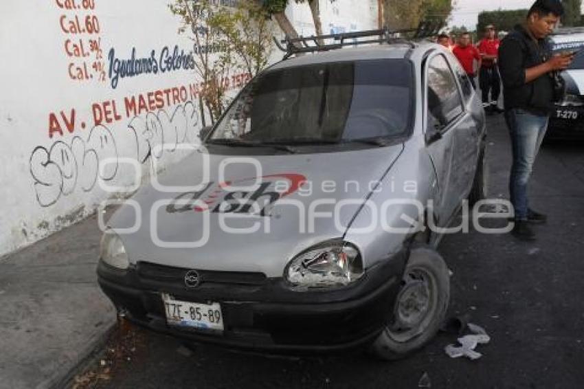 TEHUACÁN . ACCIDENTE VIAL