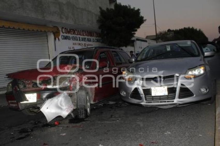 TEHUACÁN . ACCIDENTE VIAL