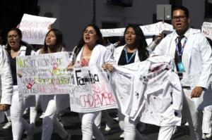 MANIFESTACIÓN ESTUDIANTES MEDICINA