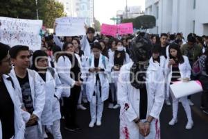 MANIFESTACIÓN ESTUDIANTES MEDICINA