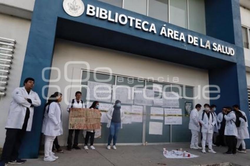 BUAP . PARO ESTUDIANTIL