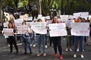 MANIFESTACIÓN ESTUDIANTES BUAP