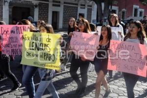 MANIFESTACIÓN ESTUDIANTES BUAP