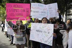 MANIFESTACIÓN . ESTUDIANTES BINE