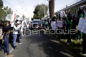 MANIFESTACIÓN . ESTUDIANTES BINE