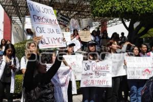 MANIFESTACIÓN ESTUDIANTES . UPAEP