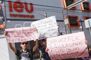 MANIFESTACIÓN ESTUDIANTES . IEU