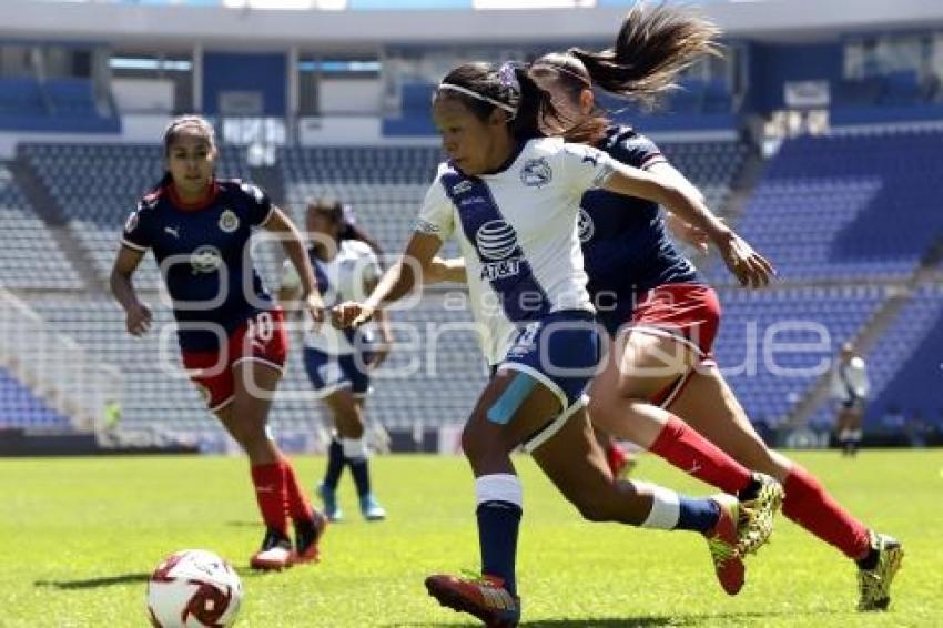 FUTBOL FEMENIL . PUEBLA VS CHIVAS