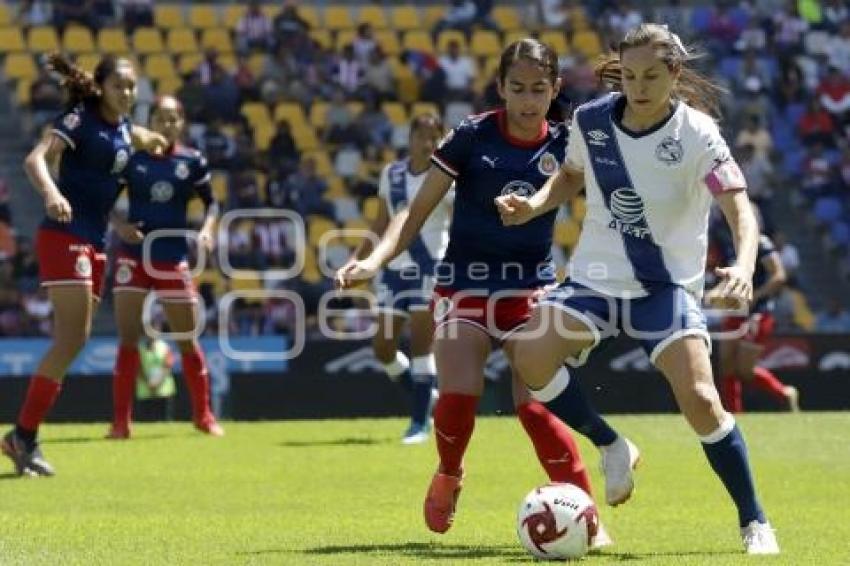 FUTBOL FEMENIL . PUEBLA VS CHIVAS