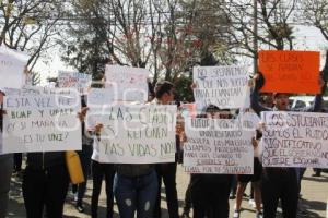 TEXMELUCAN . MANIFESTACIÓN ESTUDIANTES