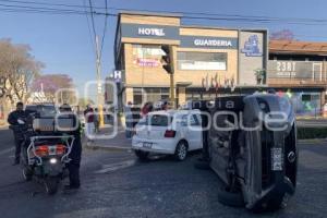 ACCIDENTE . VOLCADURA