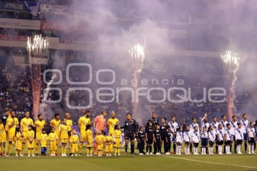 FÚTBOL . CLUB PUEBLA VS TIGRES