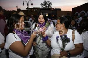 CHOLULA . MARCHA DÍA DE LA MUJER