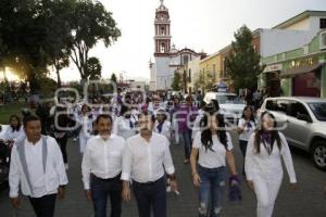 CHOLULA . MARCHA DÍA DE LA MUJER