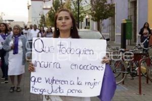 CHOLULA . MARCHA DÍA DE LA MUJER