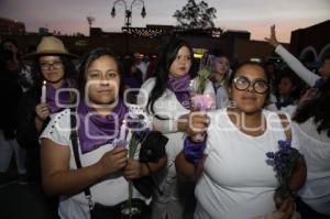 CHOLULA . MARCHA DÍA DE LA MUJER