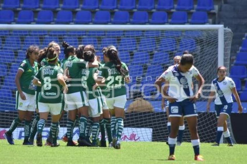 FUTBOL FEMENIL . PUEBLA VS LEON