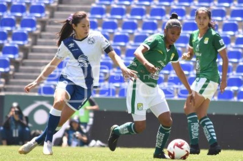 FUTBOL FEMENIL . PUEBLA VS LEON