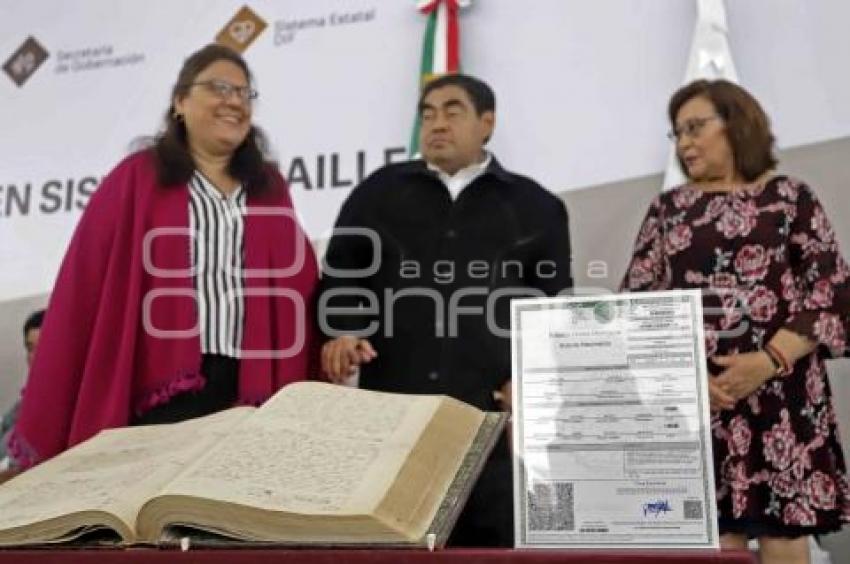 DIF . ACTAS DE NACIMIENTO EN BRAILLE