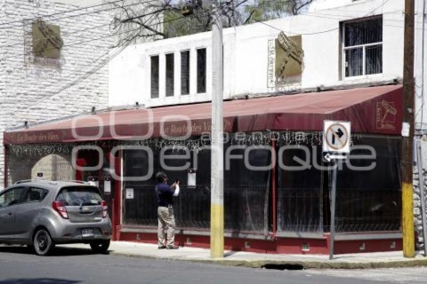 CIERRE DE RESTAURANTES