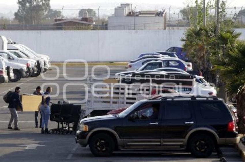 POLICÍA MUNICIPAL . DESALOJO C5