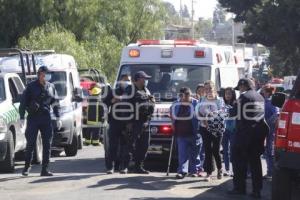 TLAXCALA . TRABAJADORES INTOXICADOS