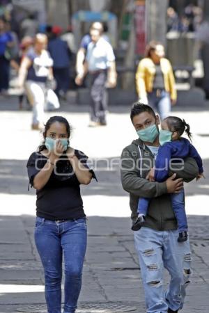 CORONAVIRUS . GENTE EN LAS CALLES