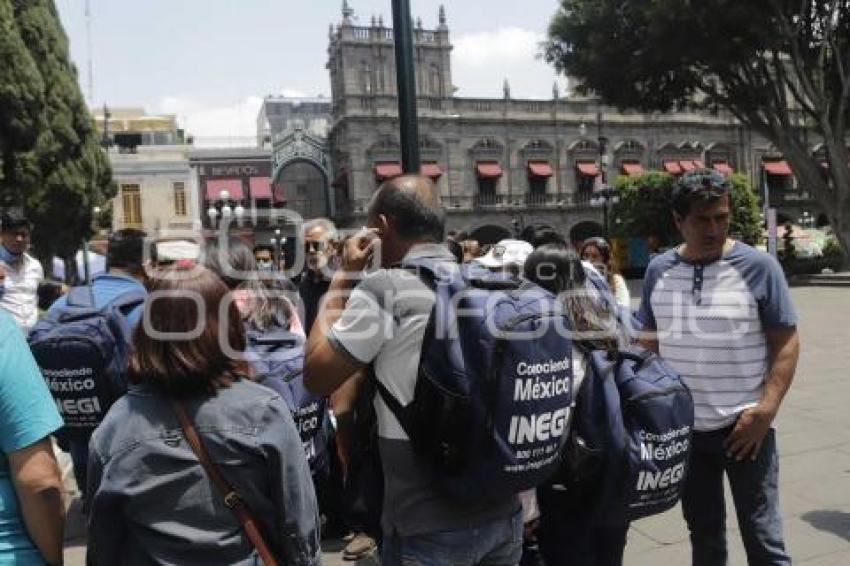 INEGI . CENSO . MANIFESTACIÓN