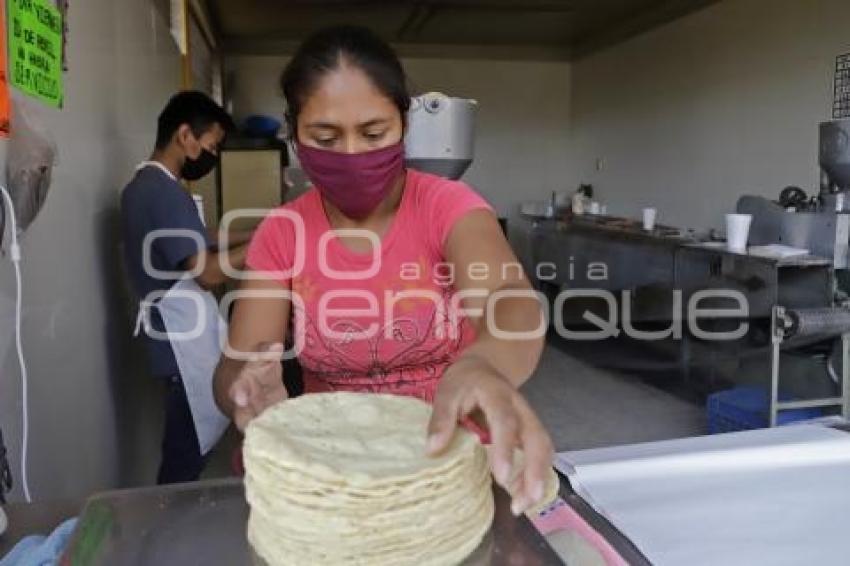 PREVENCIÓN CORONAVIRUS . TORTILLERÍA