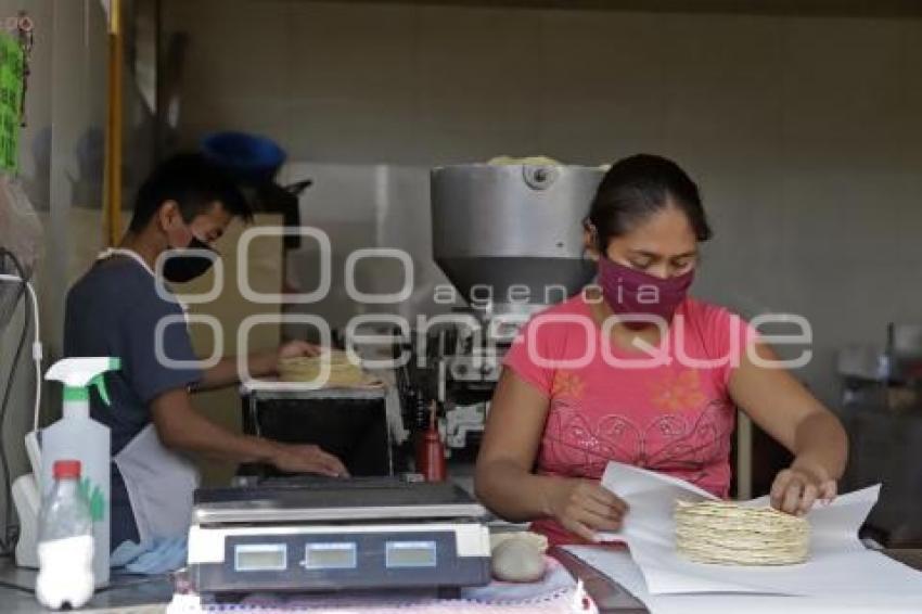 PREVENCIÓN CORONAVIRUS . TORTILLERÍA