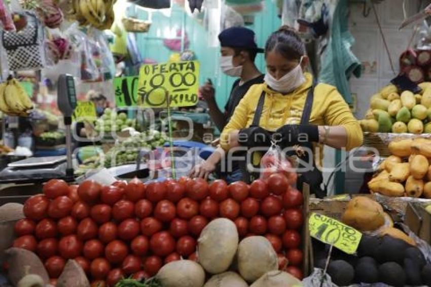 CORONAVIRUS . MERCADO CHOLULA