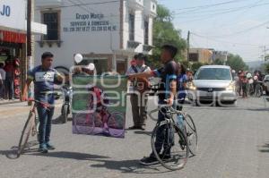 TEHUACÁN . FUNERAL CICLISTA