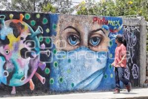 MURAL HOMENAJE A MÉDICOS