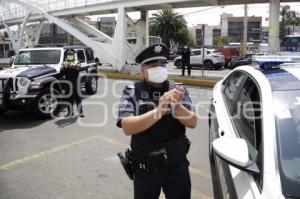 ISSSTE . POLICIA MUNICIPAL . HOMENAJE