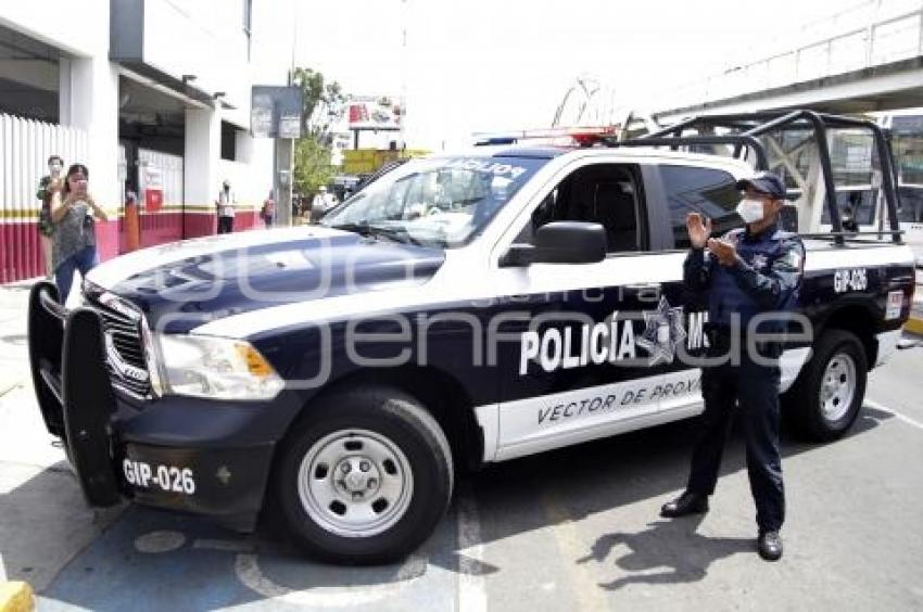 ISSSTE . POLICIA MUNICIPAL . HOMENAJE