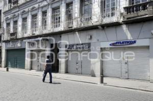 CORONAVIRUS . COMERCIOS CERRADOS