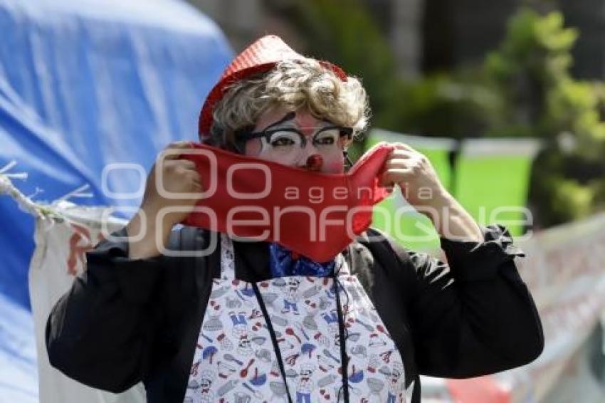 MANIFESTACIÓN PAYASOS