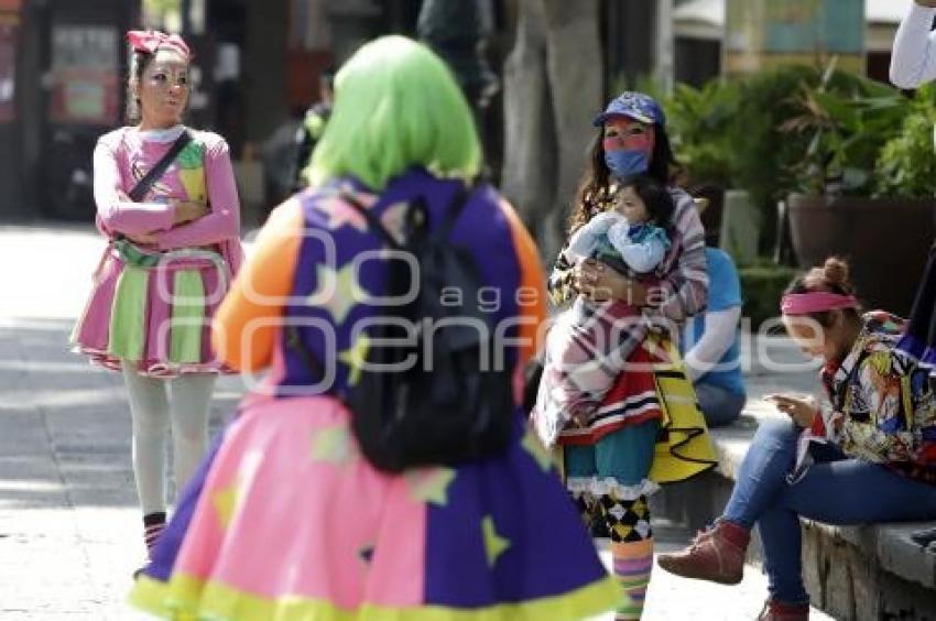 MANIFESTACIÓN PAYASOS