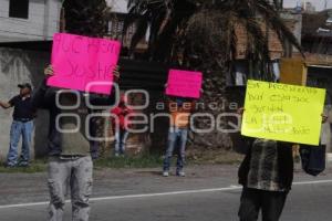 TEXMELUCAN . MANIFESTACIÓN POR BALACERA