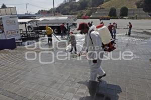 CORONAVIRUS . SANITIZACIÓN . CHOLULA