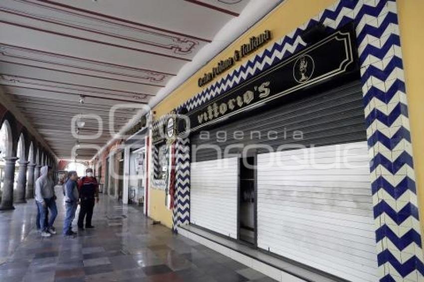 CONTINGENCIA . RESTAURANTES ZÓCALO