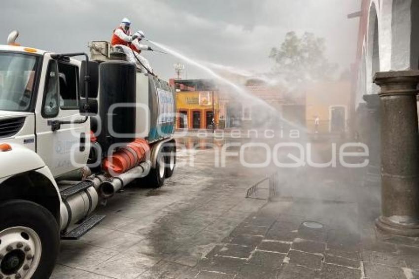 SANITIZACIÓN PLAZA LA CONCORDIA 