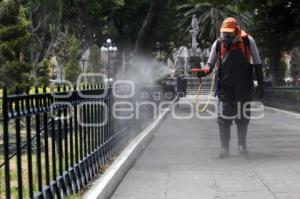 SANITIZACIÓN ZÓCALO DE PUEBLA