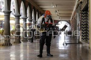 SANITIZACIÓN ZÓCALO DE PUEBLA