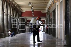 SANITIZACIÓN ZÓCALO DE PUEBLA