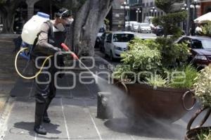 SANITIZACIÓN ZÓCALO DE PUEBLA