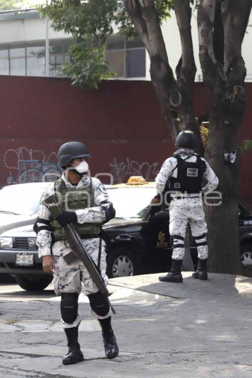 IMSS SAN JOSÉ . GUARDIA NACIONAL