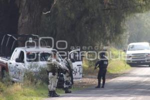 SANTA RITA TLAHUAPAN . ENFRENTAMIENTO
