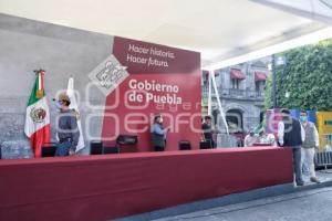 PREPARATIVOS CEREMONIA ZÓCALO